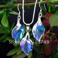 conjunto plata ley 925mm colgante + pendientes